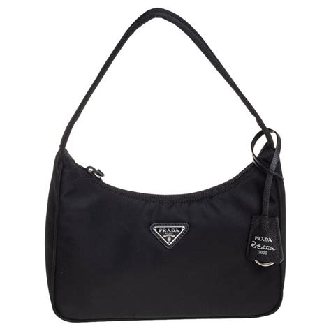 prada tessuto bag nylon|prada nylon baguette bag.